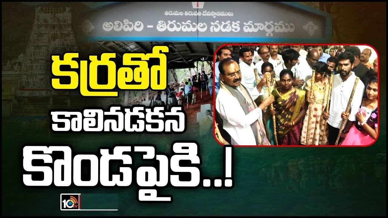 Tirumala : తిరుమల శ్రీవారి భక్తులకు చేతికర్రలు.. నడకమార్గంలో పంపిణీ చేస్తున్న టీటీడీ, కర్రలు ఎందుకు ఇస్తున్నారో చెప్పిన భూమన Tirumala : తిరుమల శ్రీవారి భక్తులకు చేతికర్రలు.. నడకమార్గంలో పంపిణీ చేస్తున్న టీటీడీ, కర్రలు ఎందుకు ఇస్తున్నారో చెప్పిన భూమన
