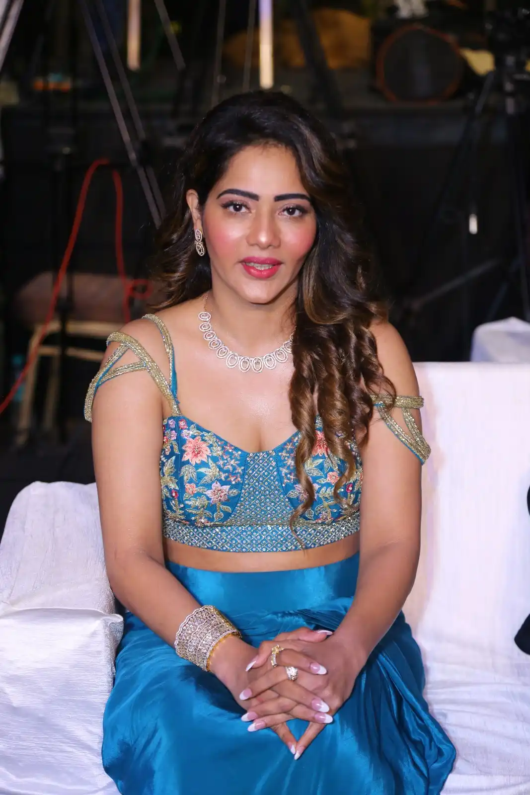 Harsha Sai Mitraaw Photos at Mega Movie title launch event