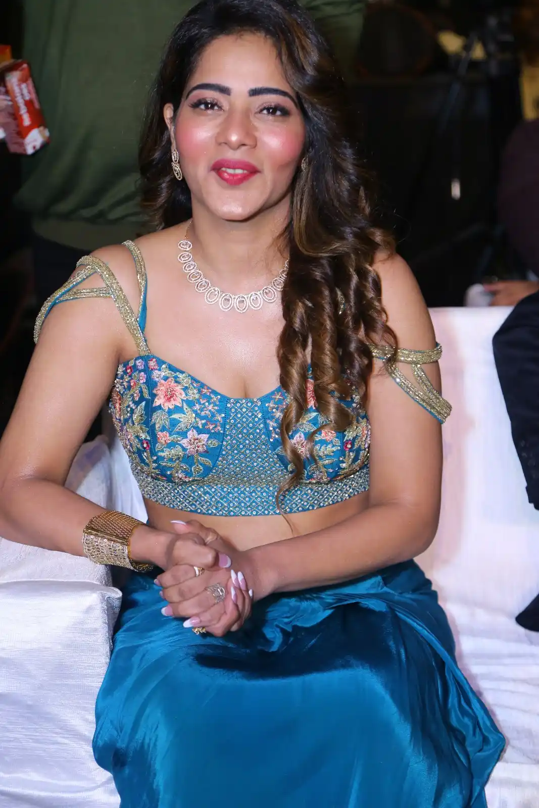 Harsha Sai Mitraaw Photos at Mega Movie title launch event