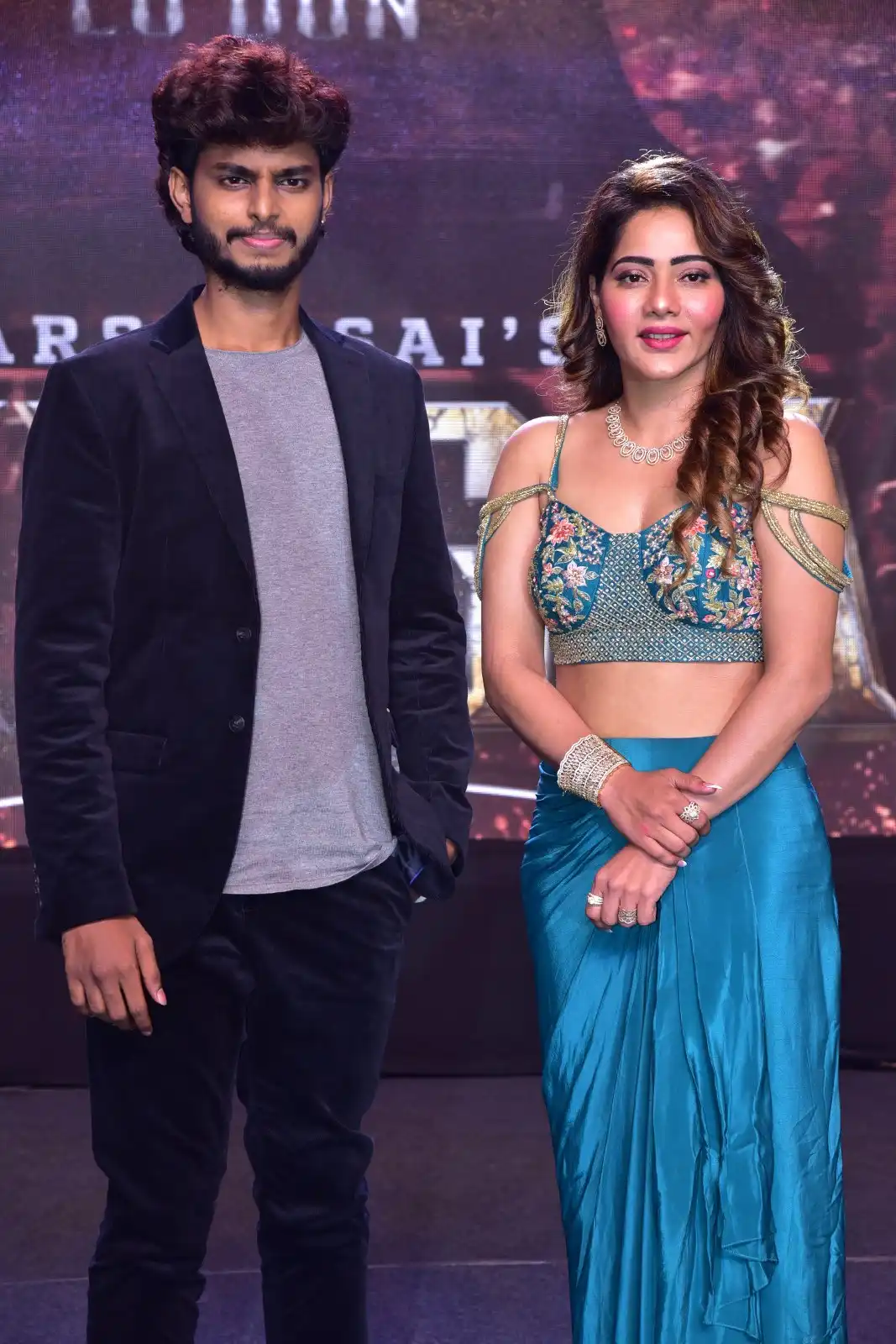 Harsha Sai Mitraaw Photos at Mega Movie title launch event