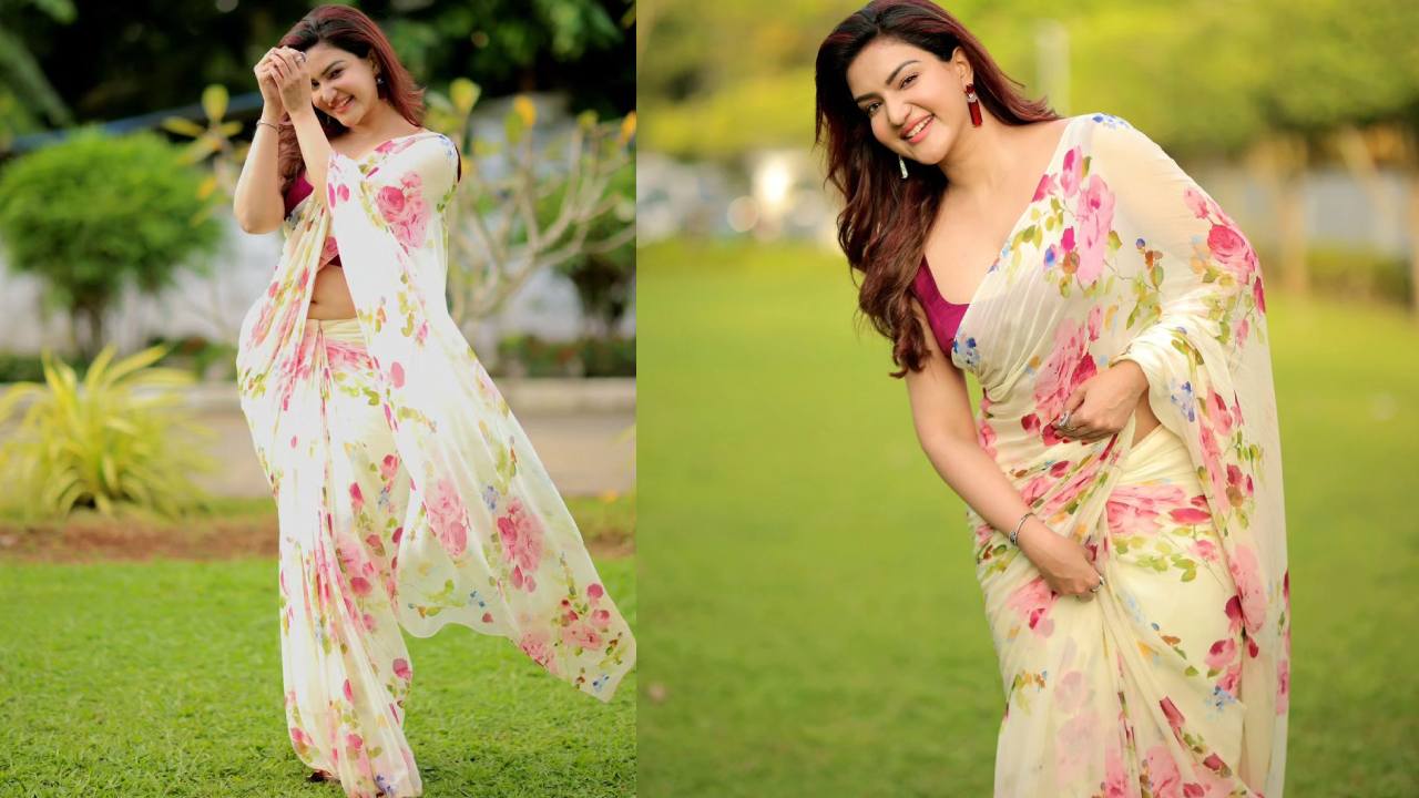 Honey Rose : చీరకట్టులో హానీ రోజ్ పరువాలు..