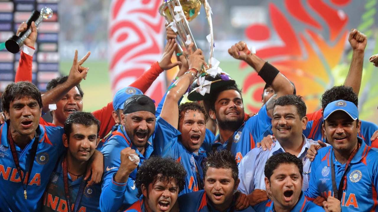 India Winning Moment in World Cup 2011 (Google Image)