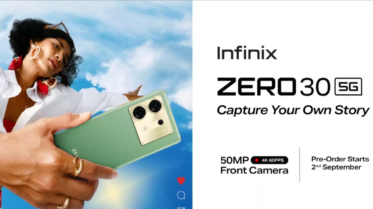Infinix Zero 30 5G With Dimensity 8020 SoC, 108-Megapixel Triple Rear Cameras Launched in India