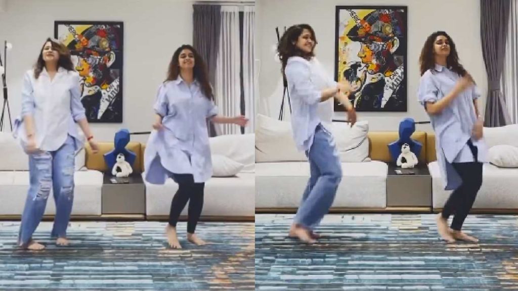 Keerthy Suresh Atlee wife priya dance for Jawan song chaleya
