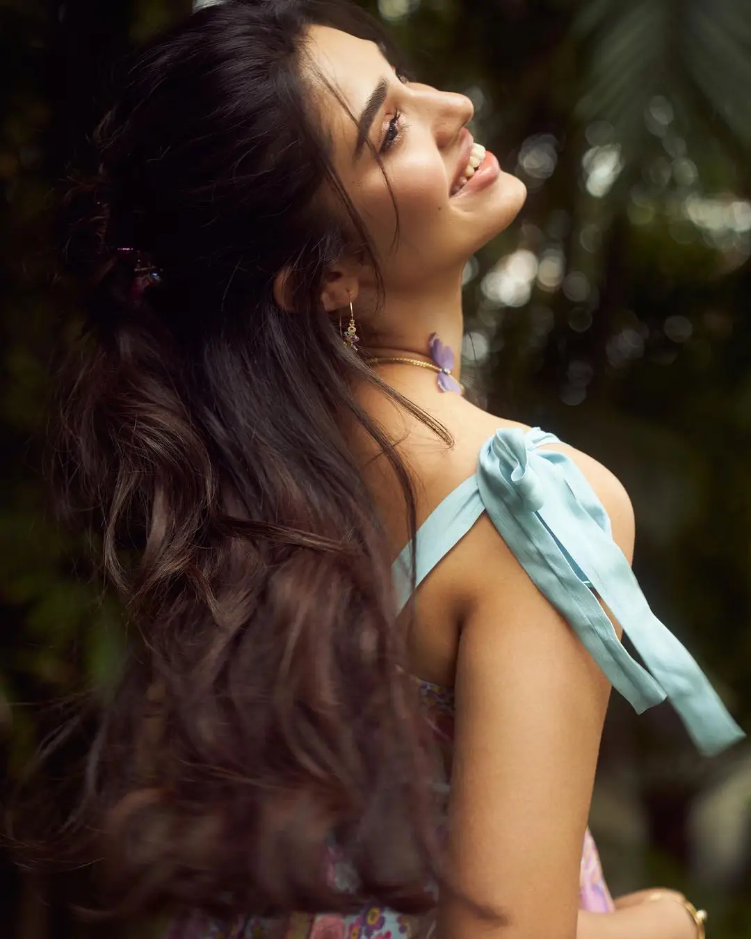 Krithi Shetty Special Photo shoot with Rose Flowers