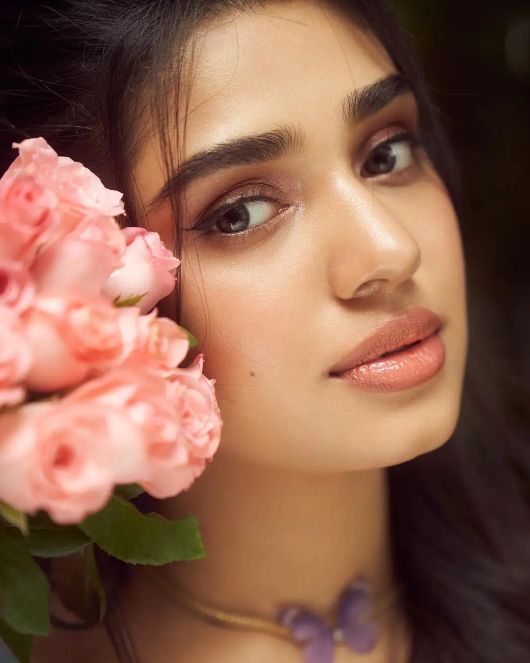Krithi Shetty Special Photo shoot with Rose Flowers