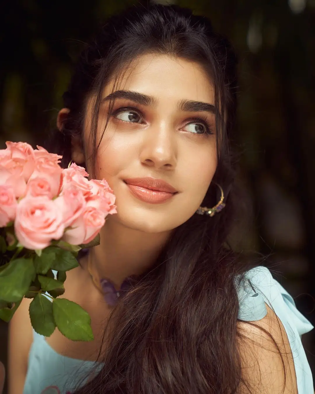 Krithi Shetty Special Photo shoot with Rose Flowers
