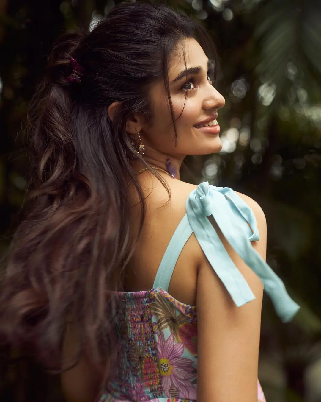 Krithi Shetty Special Photo shoot with Rose Flowers