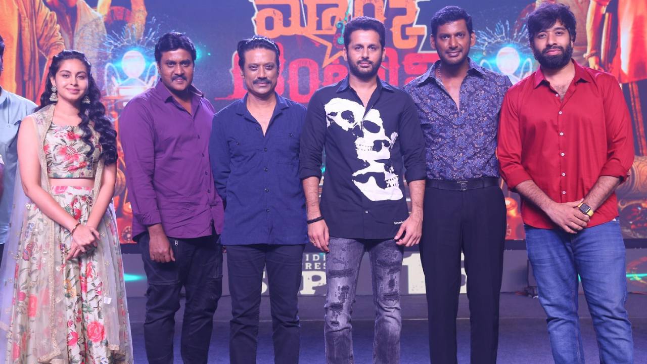 Mark Antony Pre Release Event : మార్క్ ఆంటోనీ ప్రీ రిలీజ్ ఈవెంట్ గ్యాలరీ..