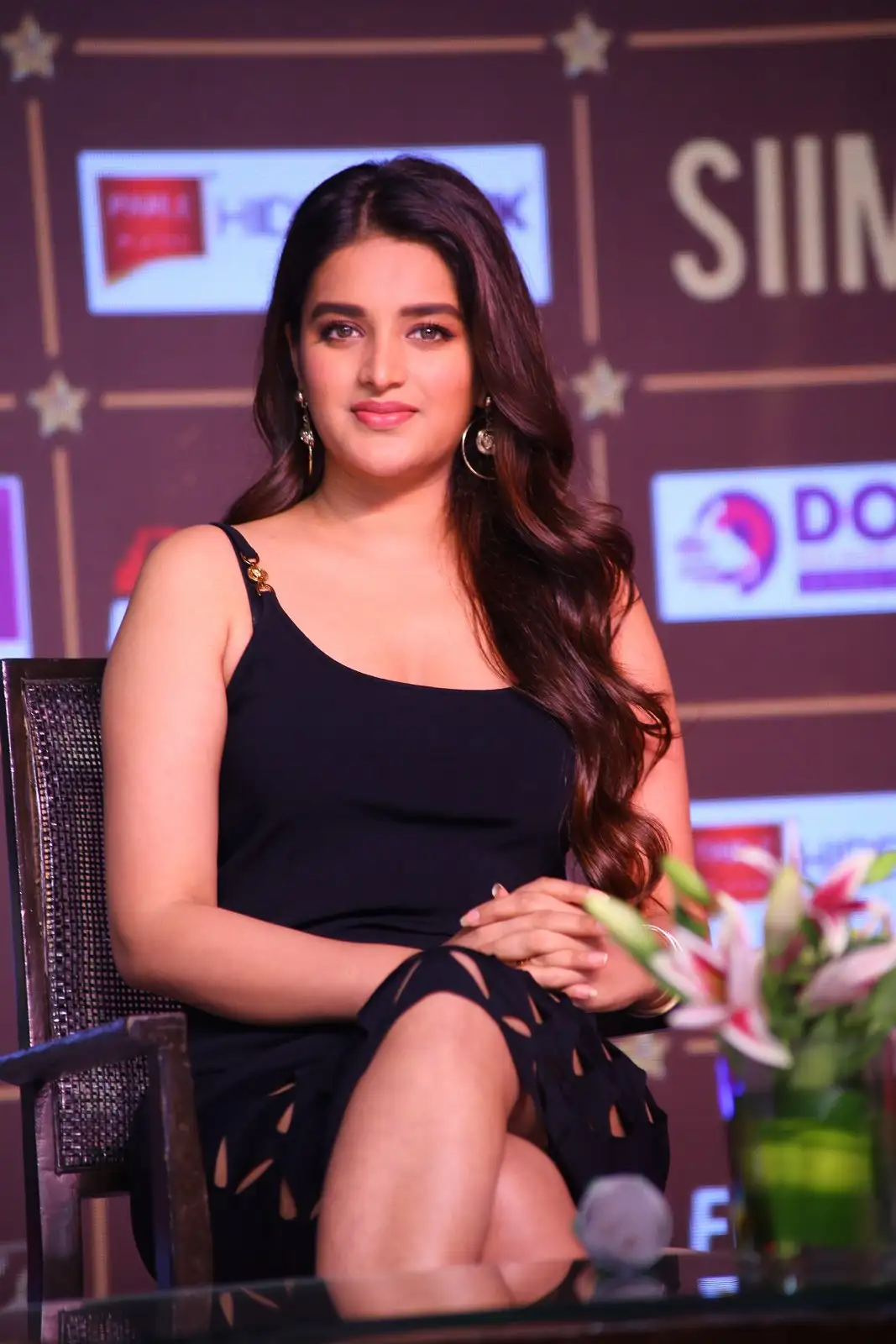 Meenakshi Chaudhary Nidhhi Agerwal Rana Daggubati photos at SIIMA 2023 press meet