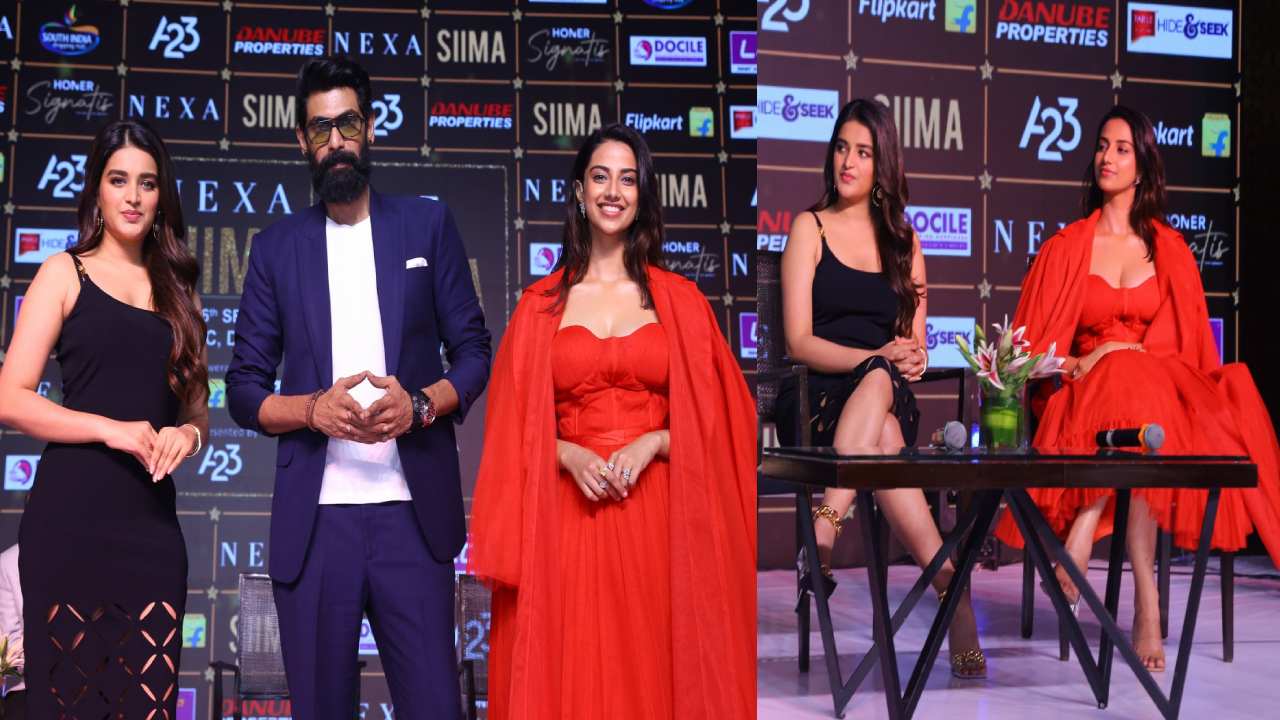 SIIMA 2023 : సైమా వేడుకల ప్రెస్ మీట్‌లో సందడి చేసిన రానా, నిధి, మీనాక్షి.. గ్యాలరీ!