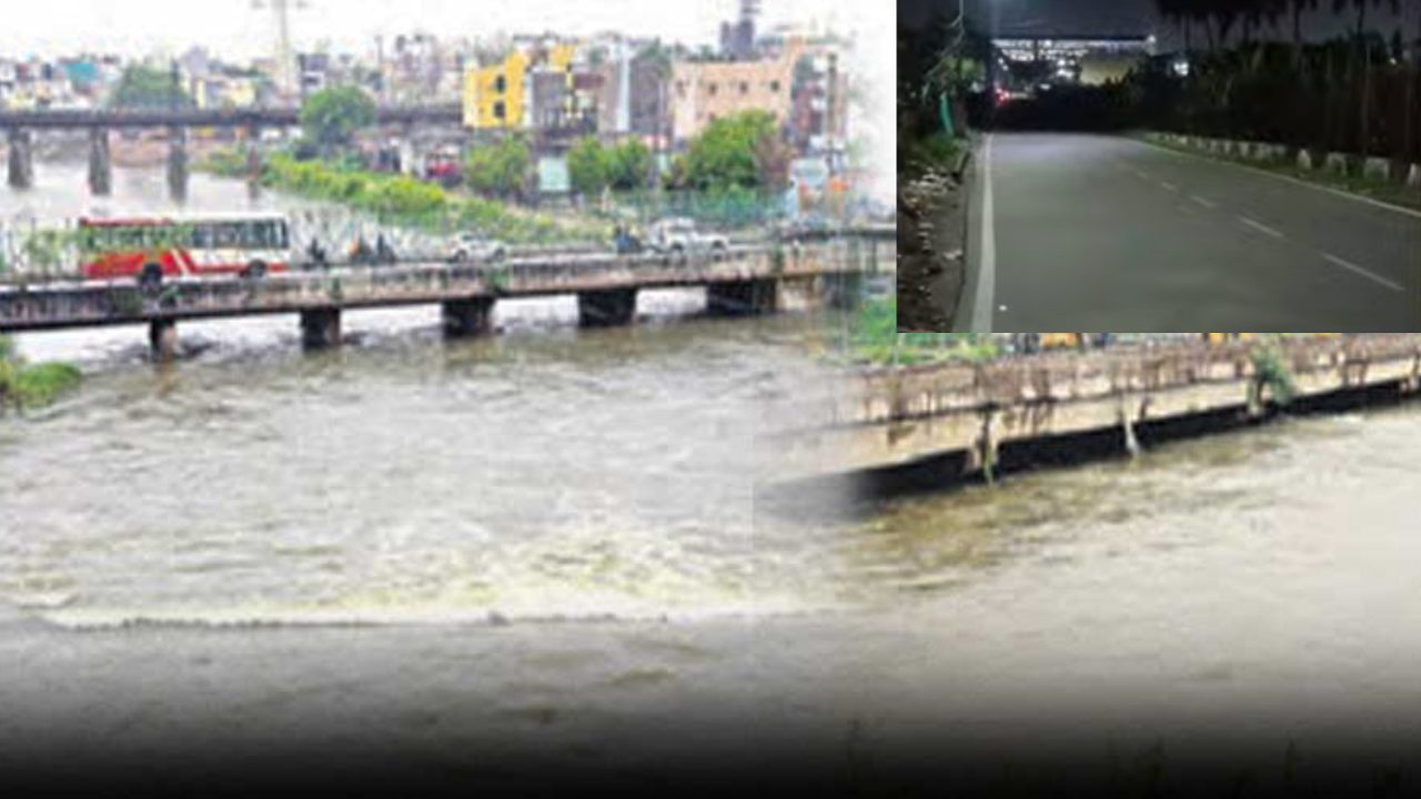 Moosi Flood : ఉధృతంగా ప్రవహిస్తున్న మూసి.. చాదర్ ఘాట్, ముసారాంబాగ్ బ్రిడ్జీలు మూసివేత, రాకపోకలు నిషేధం Moosi Flood : ఉధృతంగా ప్రవహిస్తున్న మూసి.. చాదర్ ఘాట్, ముసారాంబాగ్ బ్రిడ్జీలు మూసివేత, రాకపోకలు నిషేధం