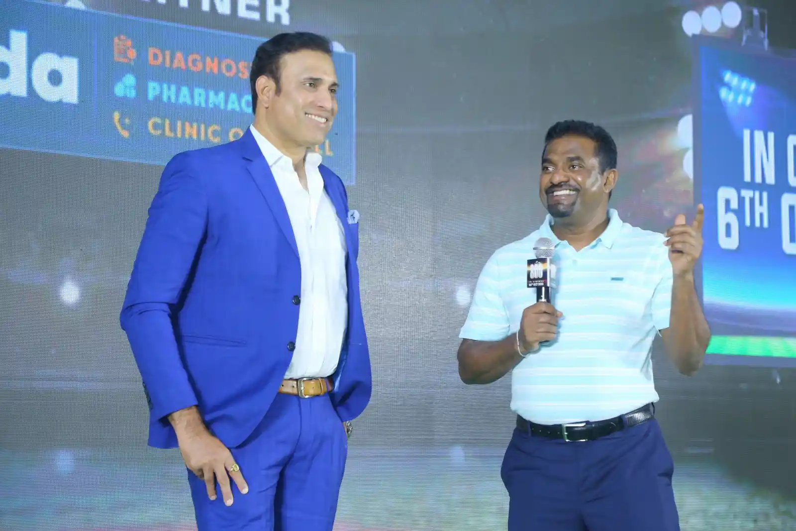 Muttiah Muralitharan VVS Laxman Photos at 800 Movie pre release event