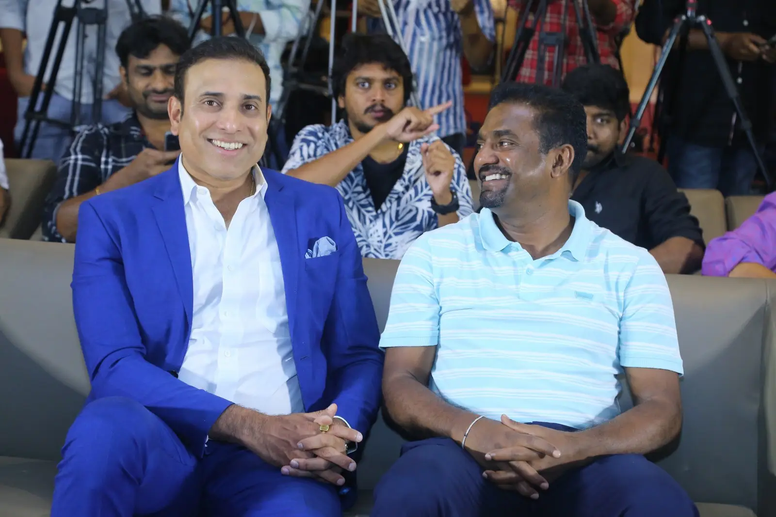 Muttiah Muralitharan VVS Laxman Photos at 800 Movie pre release event