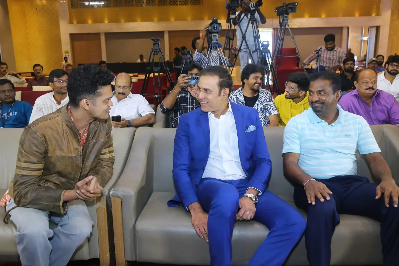 Muttiah Muralitharan VVS Laxman Photos at 800 Movie pre release event