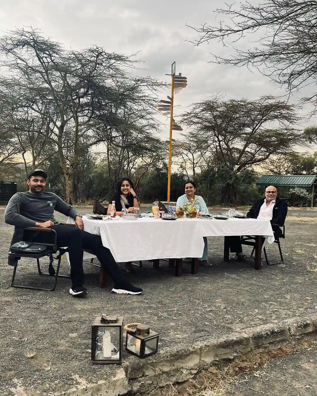 Nagababu Enjoying Vacation with Wife and Varun Tej Niharika