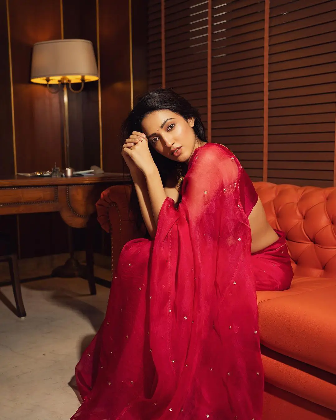 Neha Sshetty Sizzling Looks in Saree