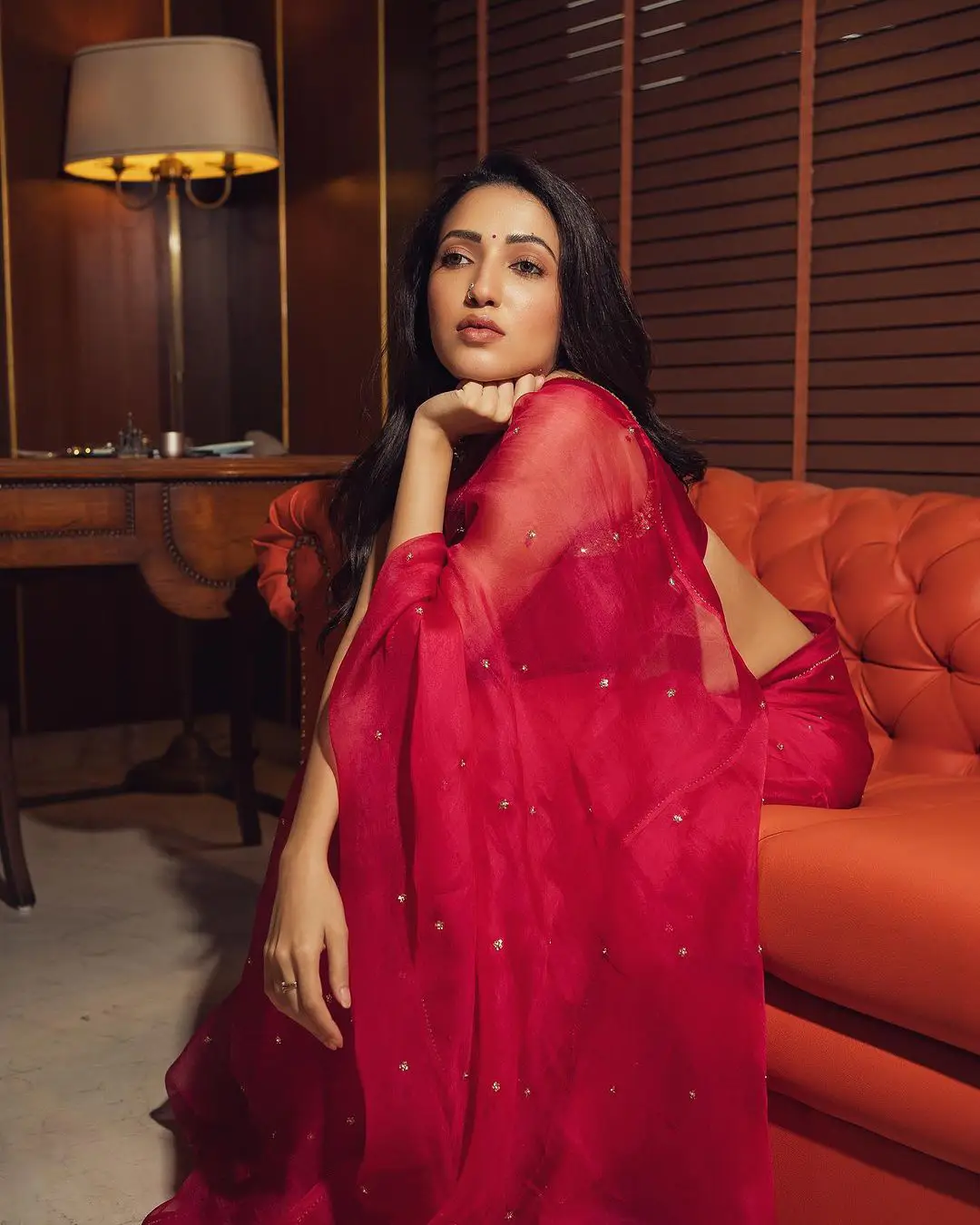 Neha Sshetty Sizzling Looks in Saree