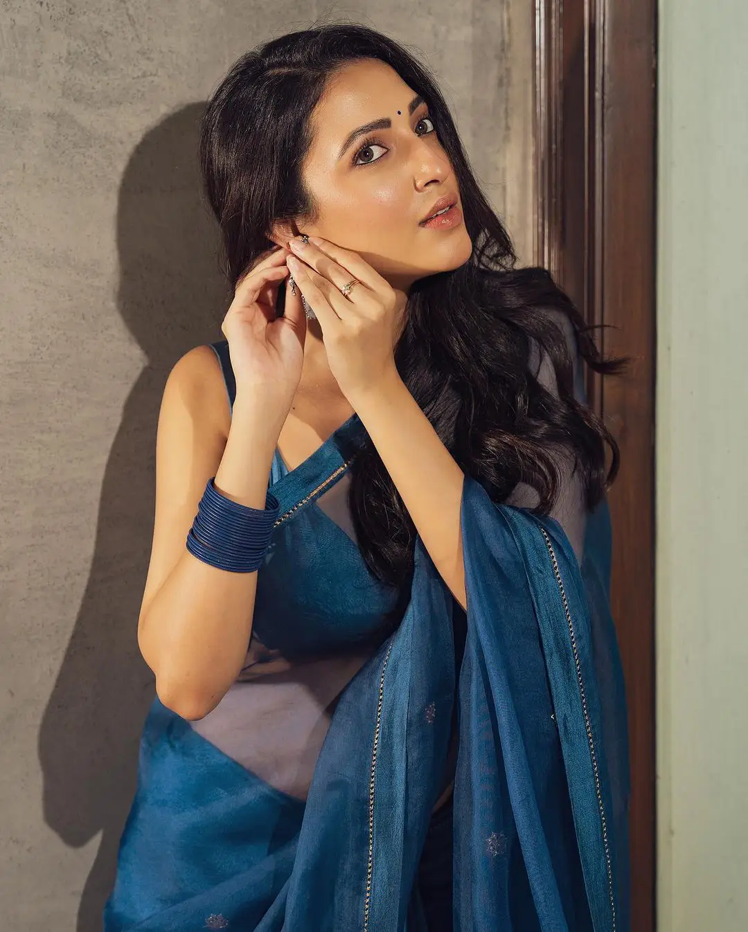 Neha Sshetty Sizzling Looks in Saree