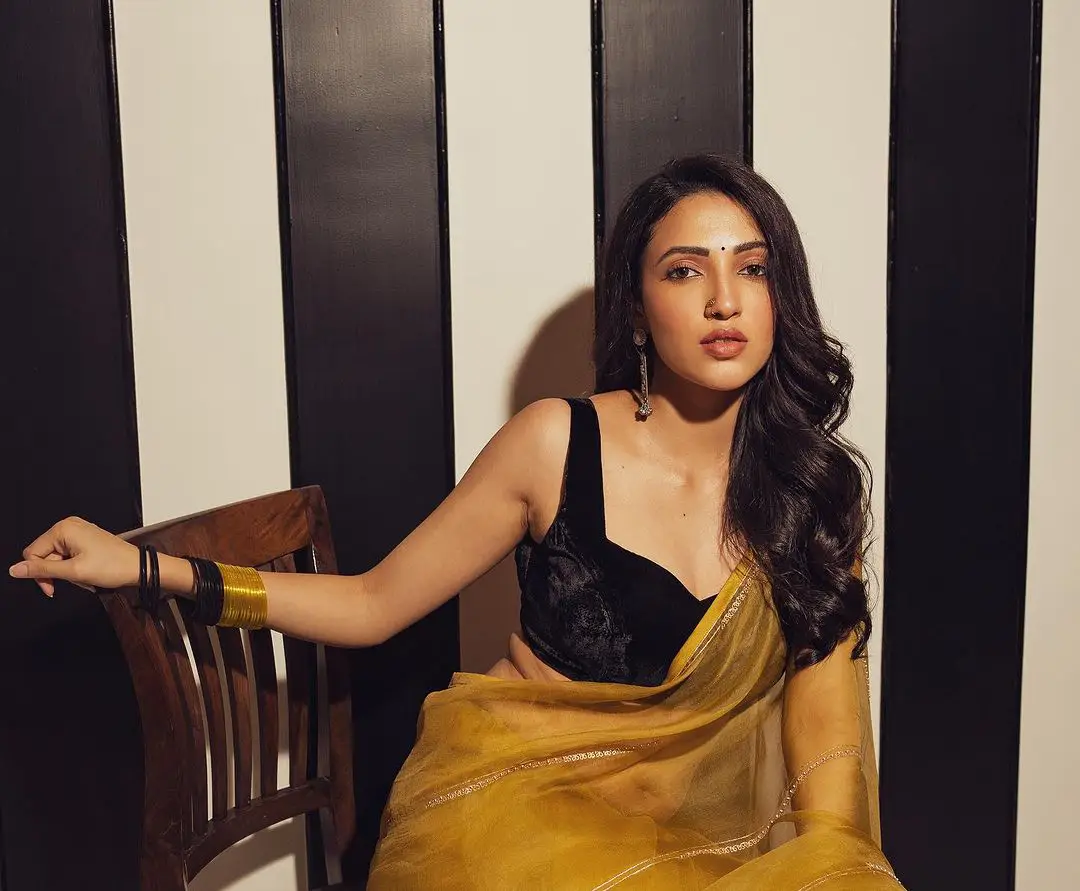 Neha Sshetty Sizzling Looks in Saree