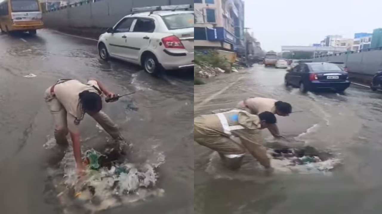 Hyderabad : మహిళా పోలీసుకు హ్యాట్సాఫ్ చెబుతున్న నెటిజన్లు..ఇంతకీ ఆమె ఏం చేసిందంటే? Hyderabad : మహిళా పోలీసుకు హ్యాట్సాఫ్ చెబుతున్న నెటిజన్లు..ఇంతకీ ఆమె ఏం చేసిందంటే?