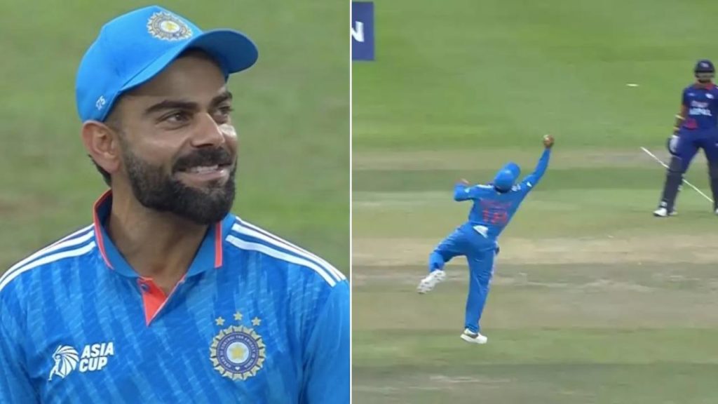 Virat Kohli Completes 100 Catches In Multi Nation Tournaments