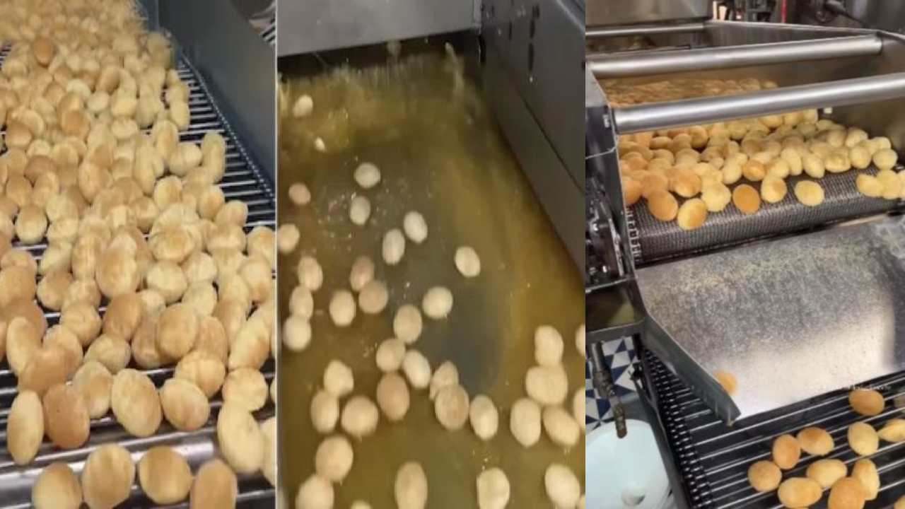 Pani Puri Factory : మీరెంతో ఇష్టంగా తినే పానీ పూరీలు ఫ్యాక్టరీలో ఎలా తయారవుతాయో తెలుసా? Pani Puri Factory : మీరెంతో ఇష్టంగా తినే పానీ పూరీలు ఫ్యాక్టరీలో ఎలా తయారవుతాయో తెలుసా?