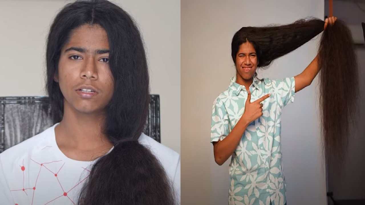 Longest Hair Record : పొడవాటి జుట్టుతో 15 ఏళ్ల బాలుడు ప్రపంచ రికార్డ్ Longest Hair Record : పొడవాటి జుట్టుతో 15 ఏళ్ల బాలుడు ప్రపంచ రికార్డ్
