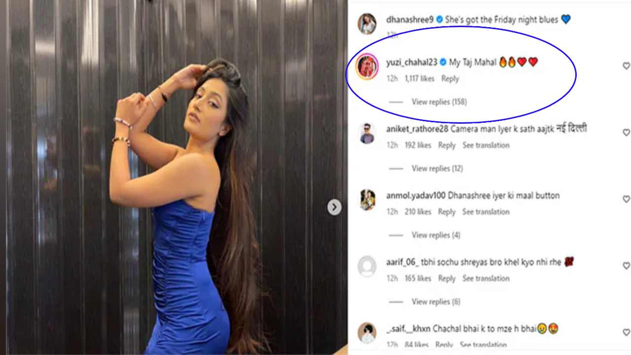 Yuzvendra Chahal Comment On Dhanashree Photo