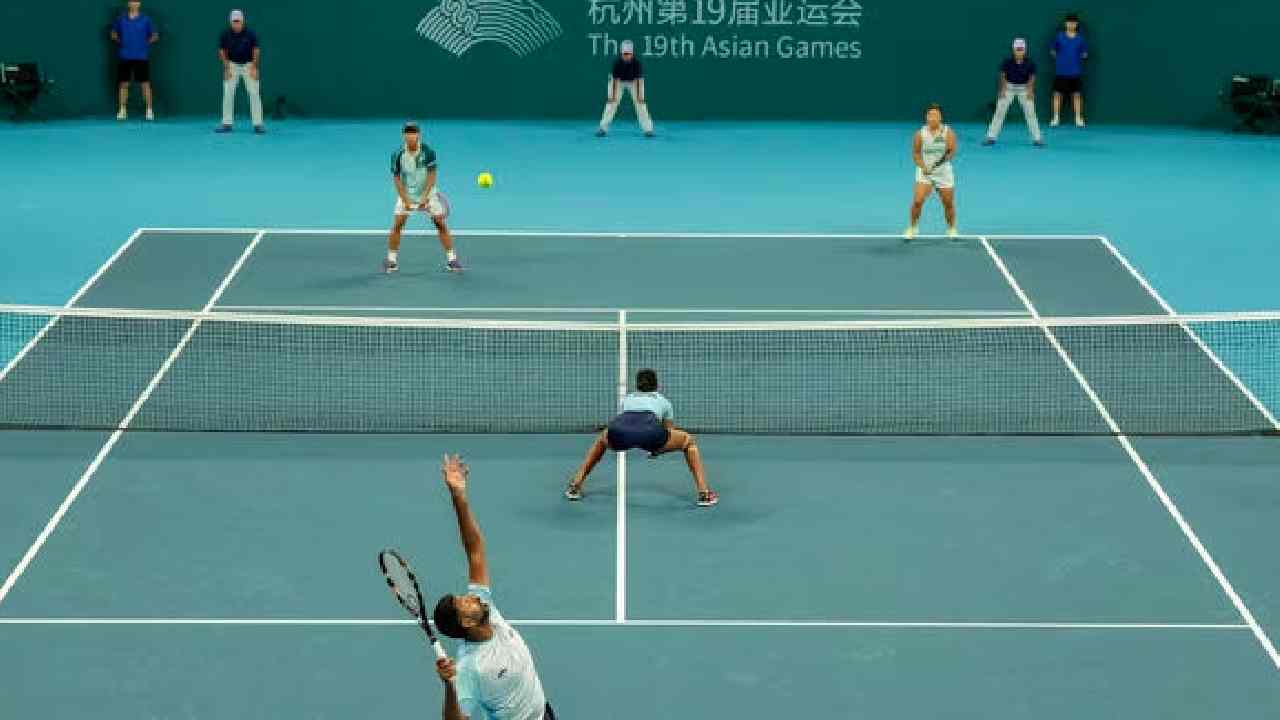 Mixed doubles final match Asian Games 2023