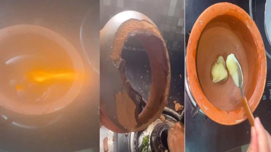 Clay Pot Accident On Gas Stove