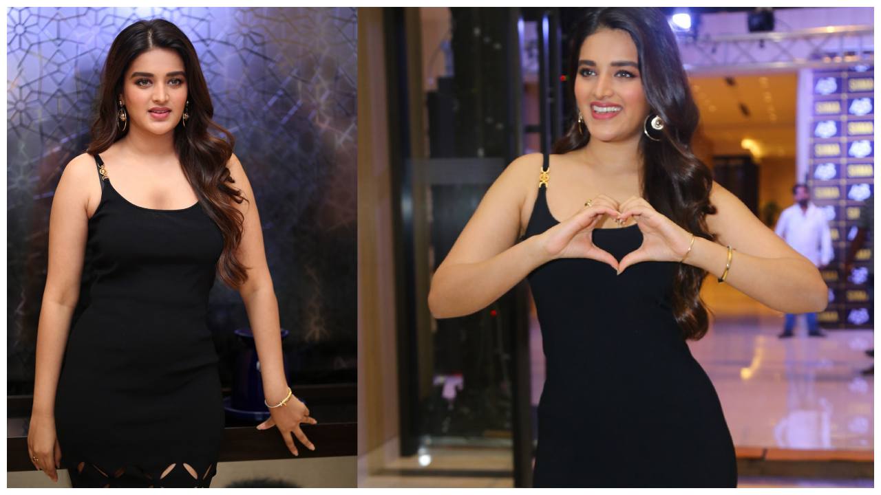 Nidhhi Agerwal : SIIMA వేడుకల ప్రెస్ మీట్‌లో నిధి అగర్వాల్ అదిరేటి లుక్స్..