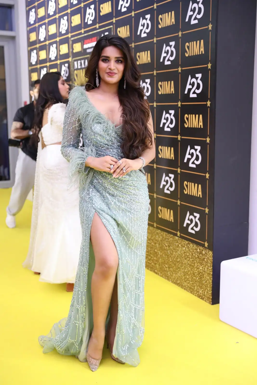 Nidhhi Agerwal Stunning Looks in SIIMA Awards 2023 at Dubai