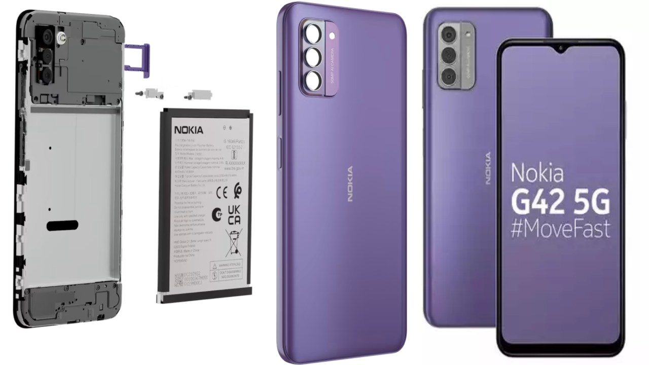 Nokia G42 5G Smartphone with water-resistant design, 5000mAh battery Launched