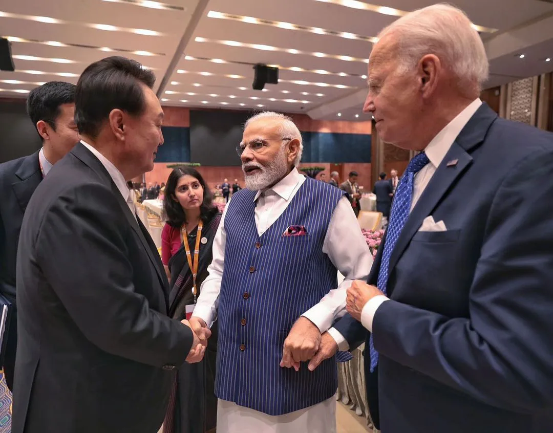 PM Narendra Modi with World Leaders at G20 Summit 2023