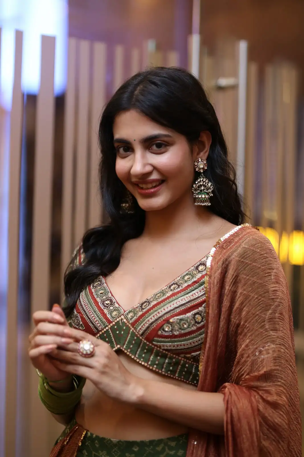Pragathi Srivasthava Photos at Peddha Kapu 1 trailer launch event