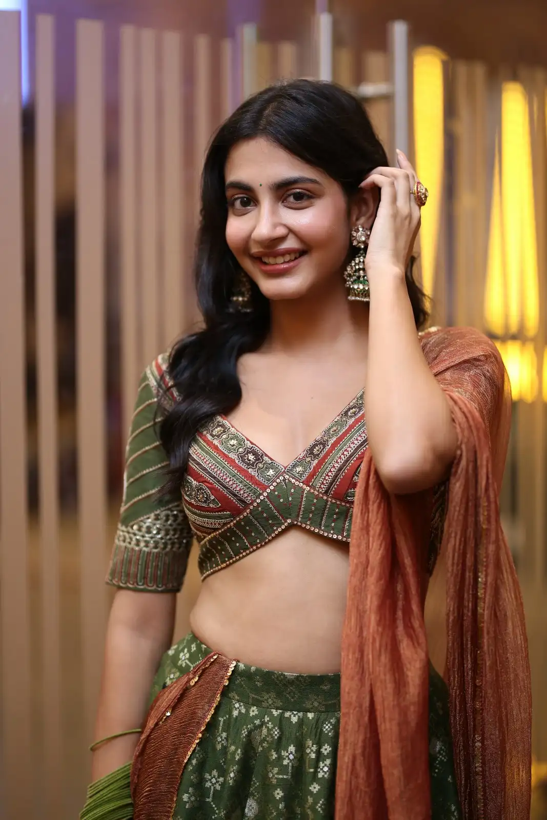 Pragathi Srivasthava Photos at Peddha Kapu 1 trailer launch event