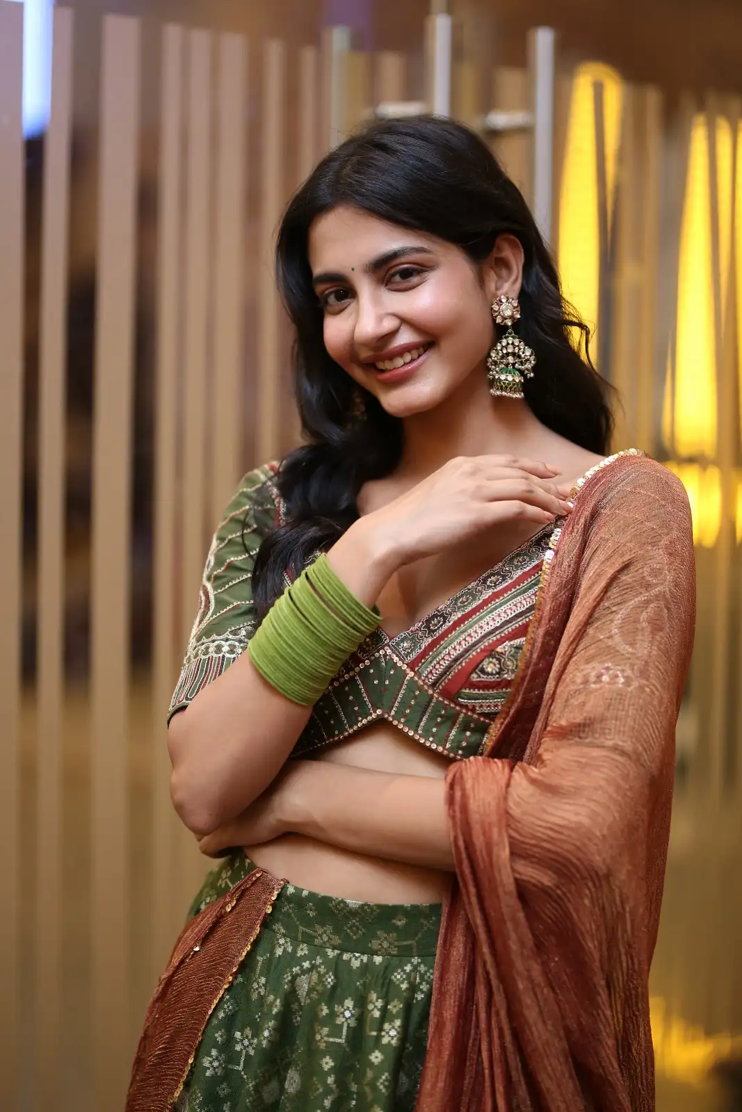 Pragathi Srivasthava Photos at Peddha Kapu 1 trailer launch event