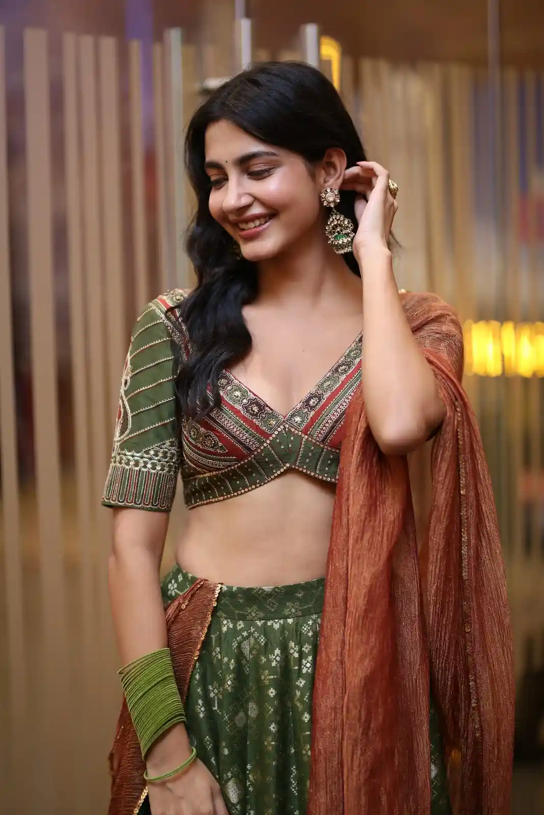 Pragathi Srivasthava Photos at Peddha Kapu 1 trailer launch event