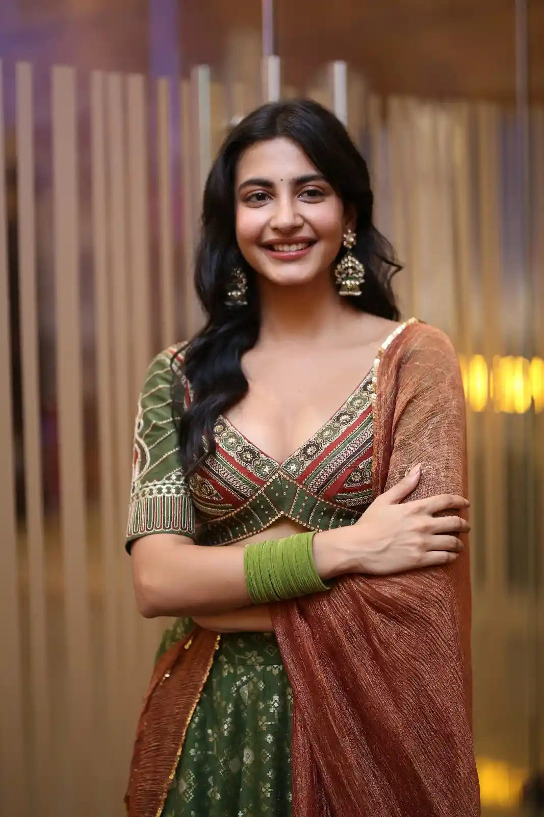 Pragathi Srivasthava Photos at Peddha Kapu 1 trailer launch event