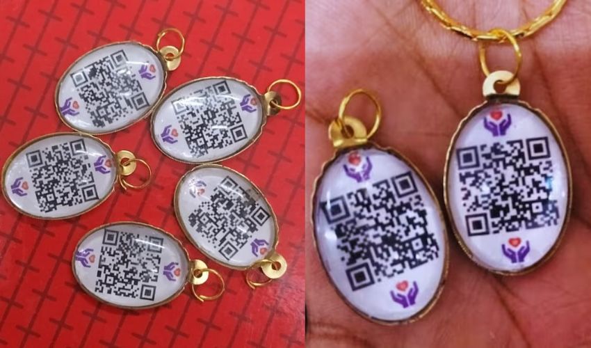 QR code-enabled Pendants : తప్పిపోయినవారు ఇంటికి తిరిగి రావడానికి సహాయం పడే QR కోడ్ లాకెట్లు QR code-enabled Pendants : తప్పిపోయినవారు ఇంటికి తిరిగి రావడానికి సహాయం పడే QR కోడ్ లాకెట్లు