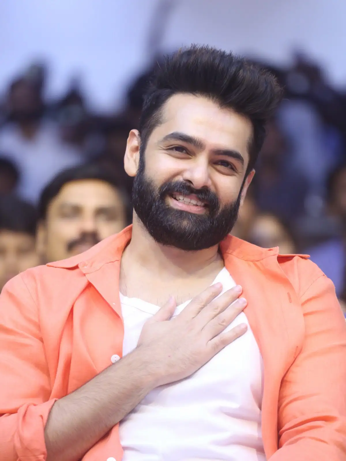 Ram Pothineni at Skanda Movie Cult Jaathara Event