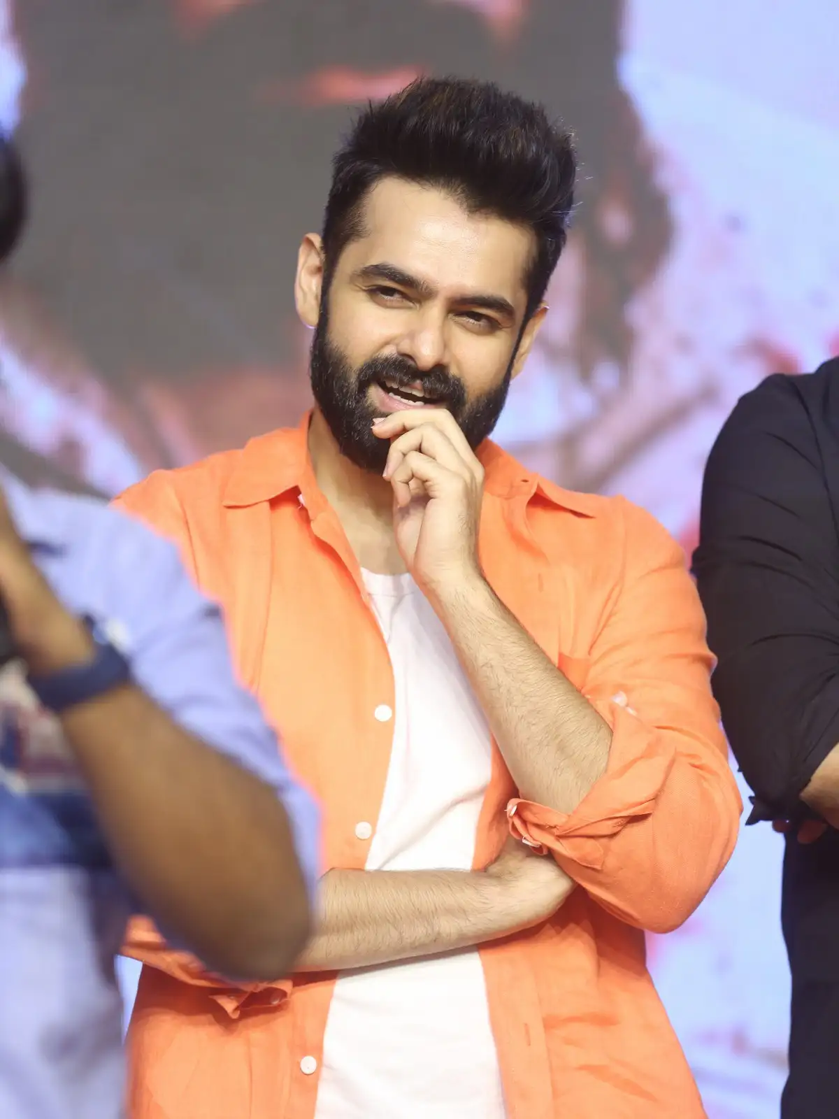 Ram Pothineni at Skanda Movie Cult Jaathara Event