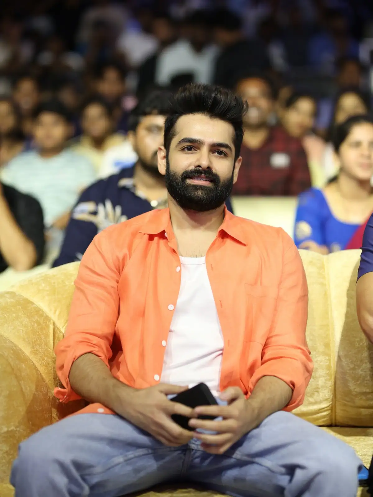 Ram Pothineni at Skanda Movie Cult Jaathara Event