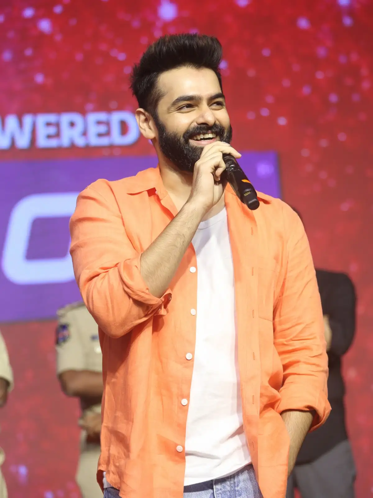 Ram Pothineni at Skanda Movie Cult Jaathara Event