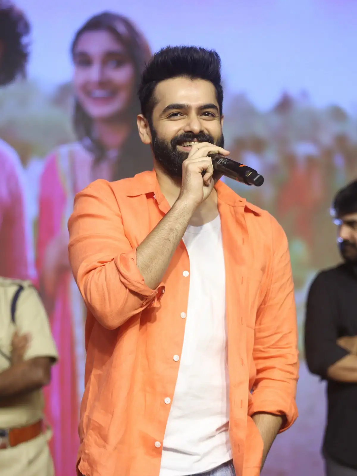 Ram Pothineni at Skanda Movie Cult Jaathara Event