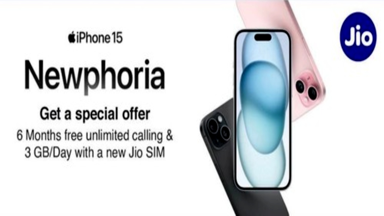 Reliance Jio offers free prepaid plan for six months to iPhone 15 buyers