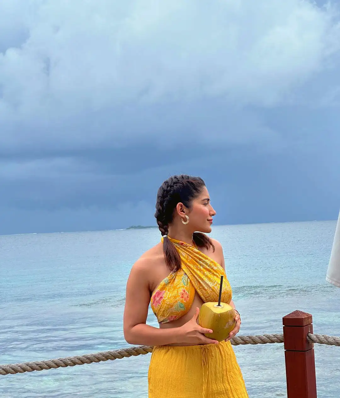 Ruhani Sharma Enjoying in Beaches at Bali