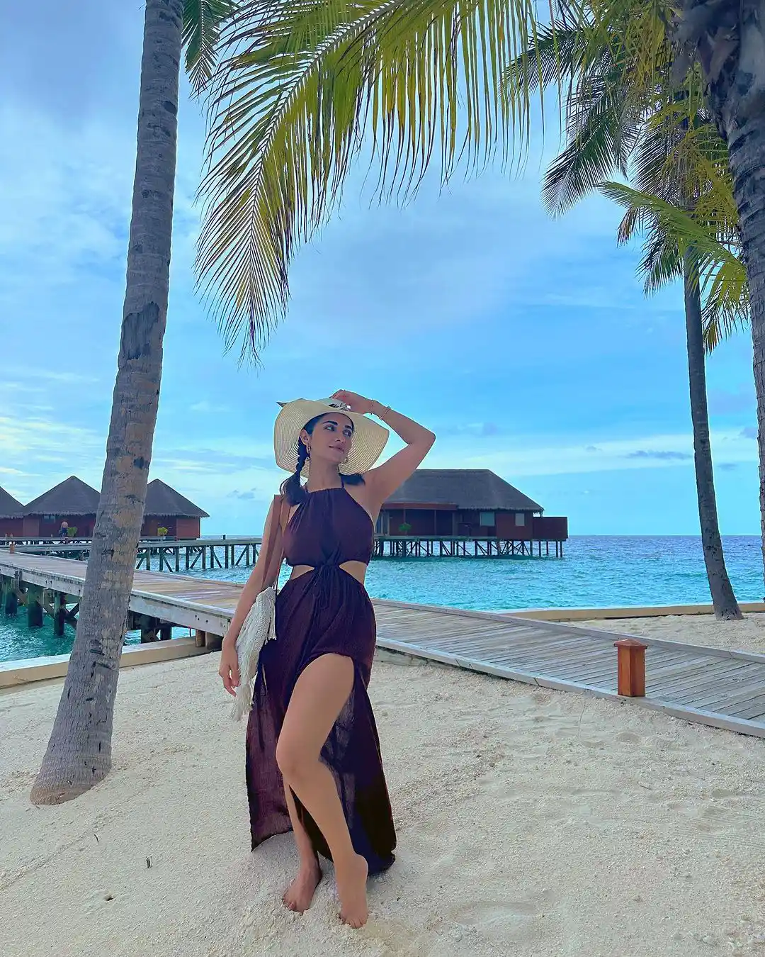 Ruhani Sharma Enjoying in Beaches at Bali