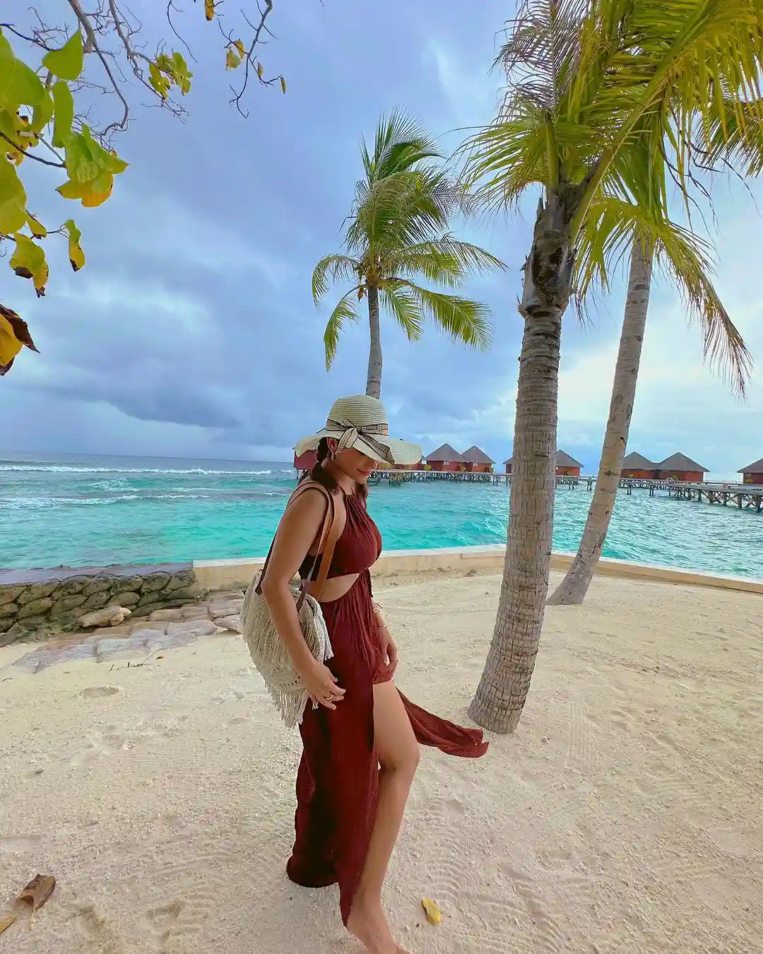 Ruhani Sharma Enjoying in Beaches at Bali